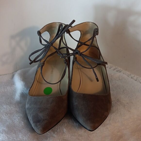 Marc Fisher Lace-Up Wedge Shoes - Picture 2 of 7